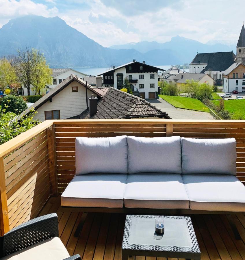 Traum Panorama Apartment Mit Berg & Seeblick Altmünster Exteriér fotografie